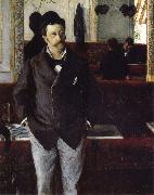 Gustave Caillebotte Inside cafe oil